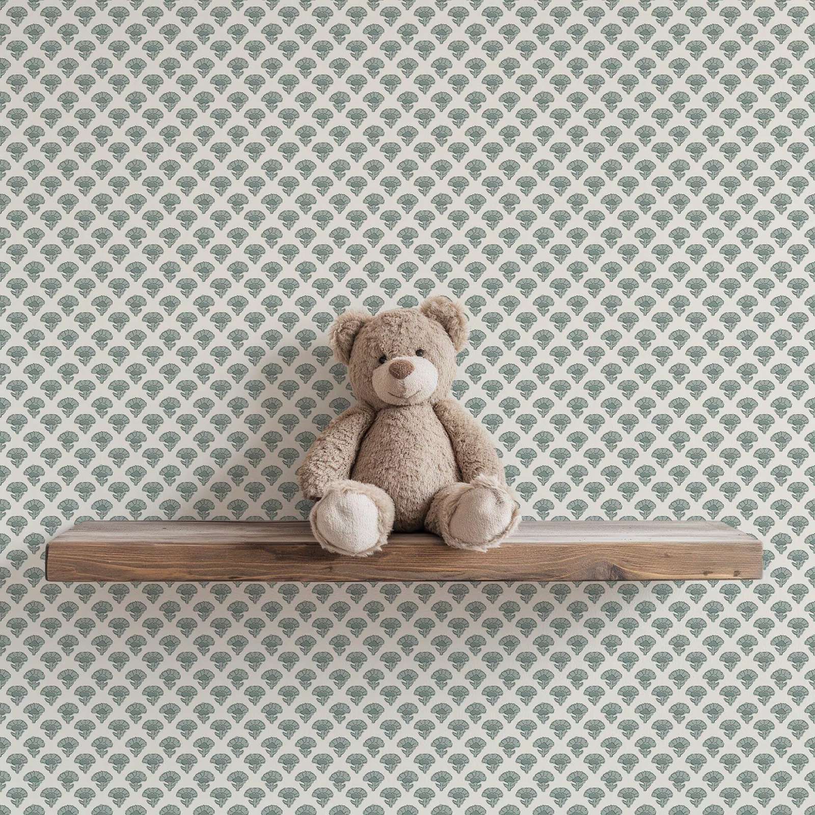 Herbal Wallpaper - ورق جدران بنمط المزرعة قابل للإزالة