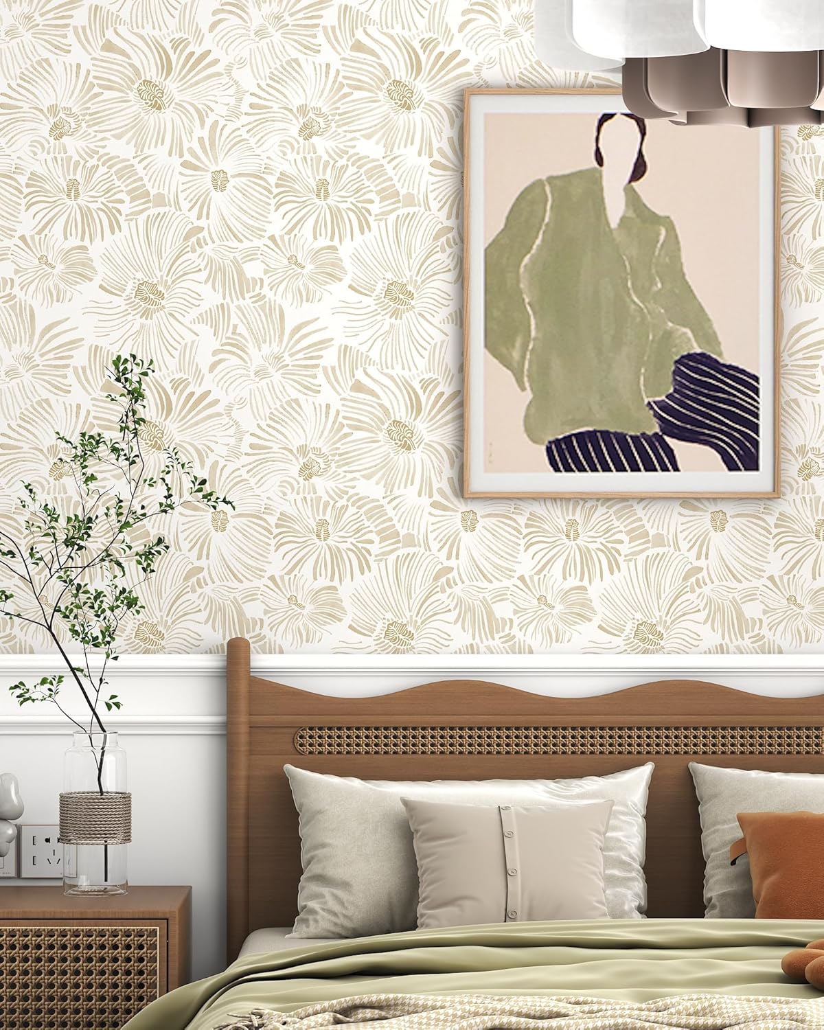ورق جدران حديث قابل للتقشير وا - مراجعة Herbal Wallpaper وسعره