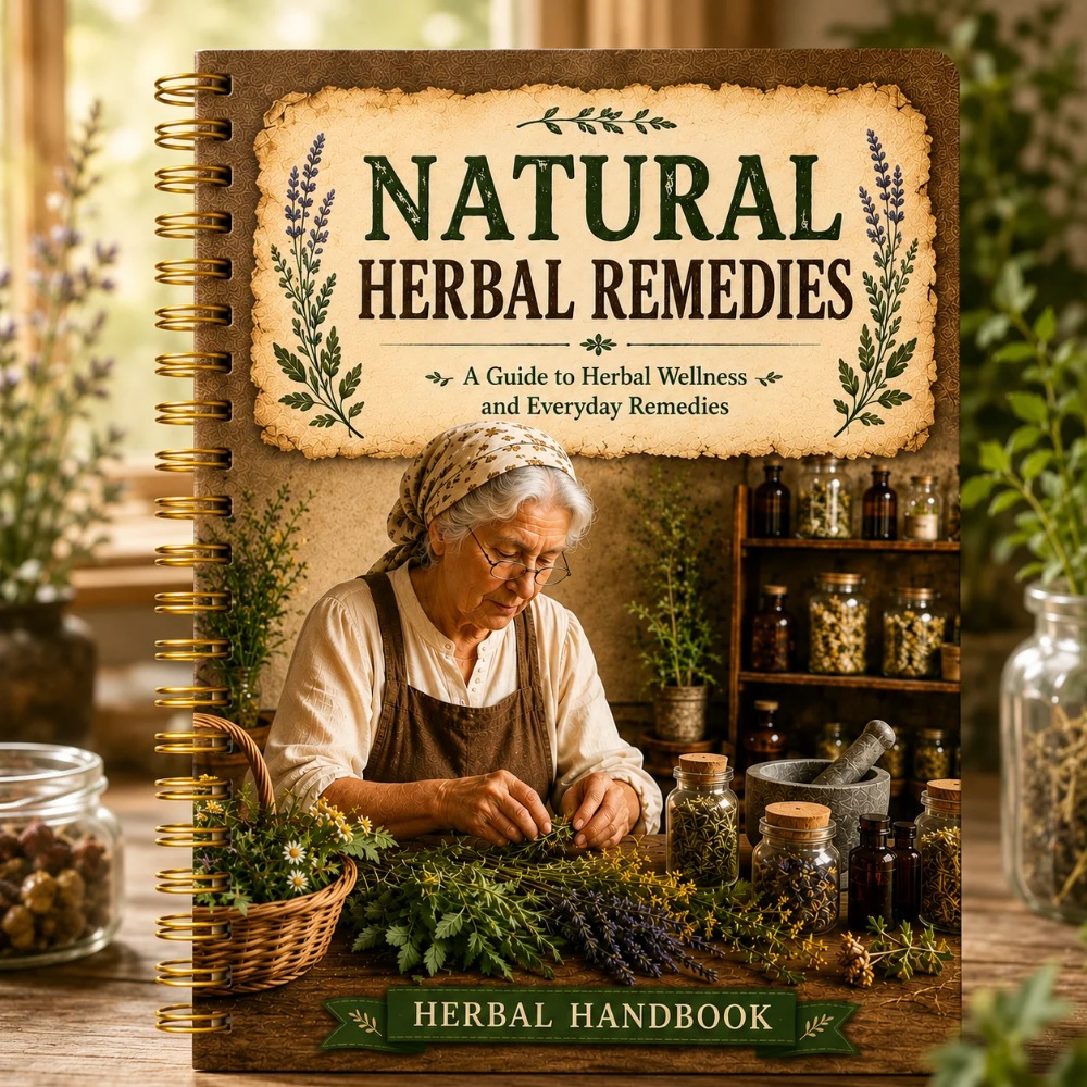 دفتر ملاحظات بتصميم عتيق A5 لل - مراجعة Natural Herbal Wellness وسعره