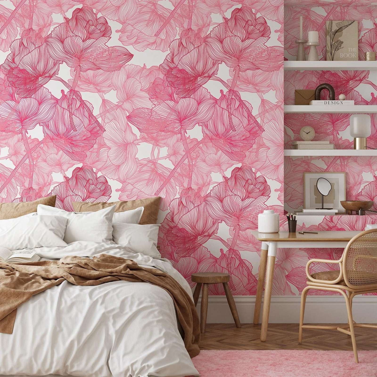 ورق جدران كبير قابل للتقشير وا - مراجعة Herbal Wallpaper وسعره