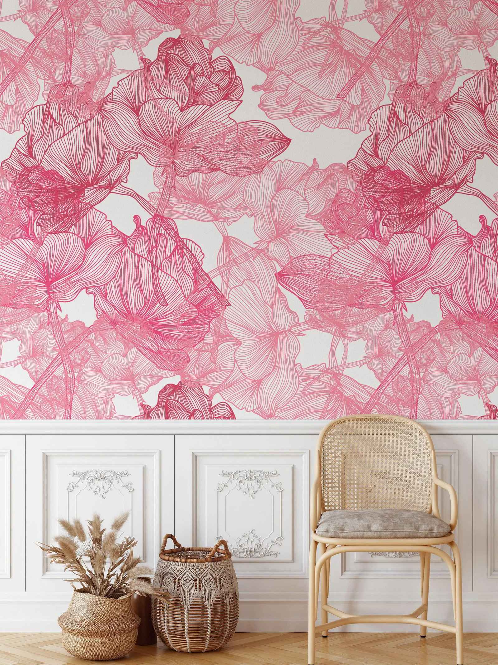 ورق جدران كبير قابل للتقشير وا - مراجعة Herbal Wallpaper وسعره