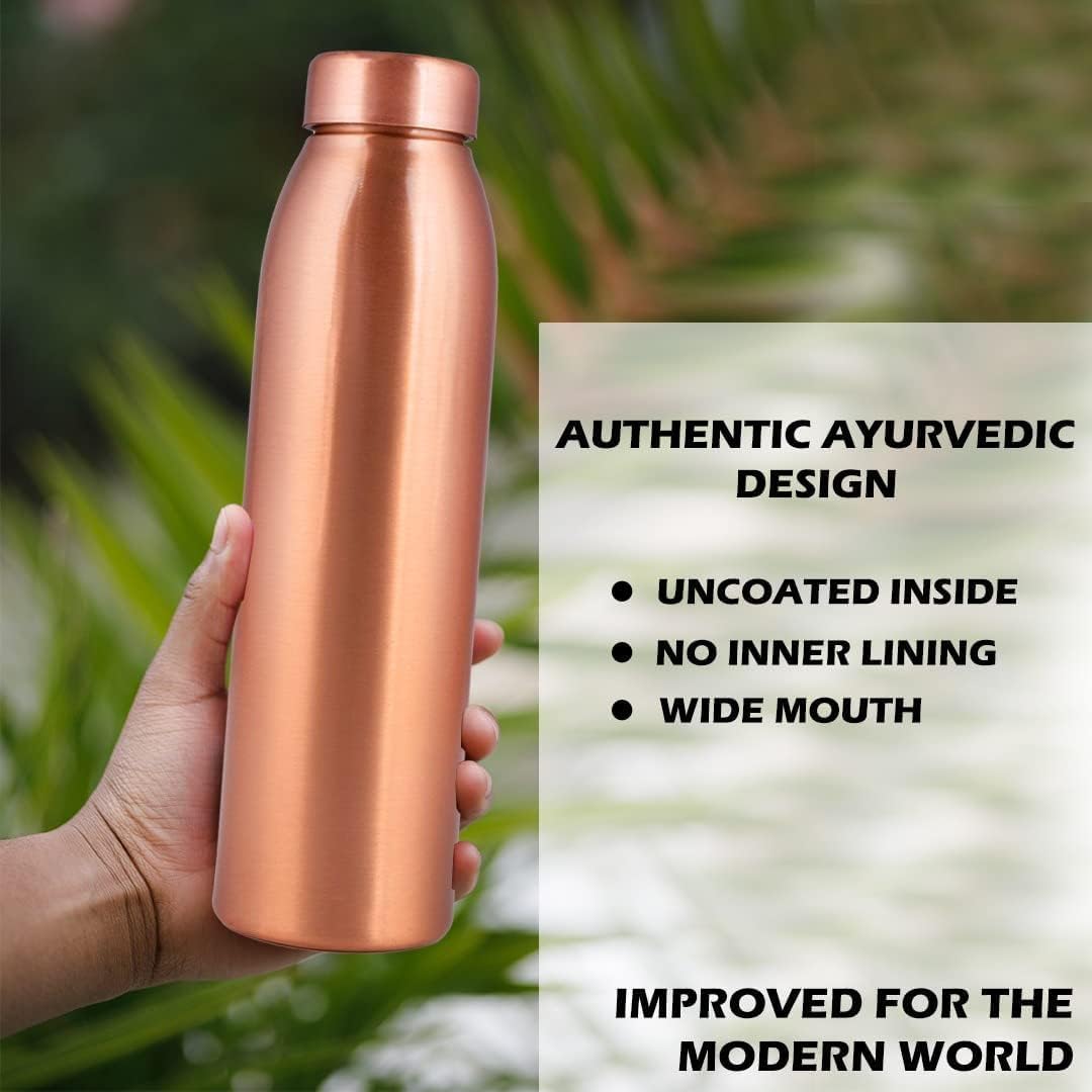 مجموعة زجاجات ماء من النحاس ال - مراجعة Ayurvedic & Herbal Wellness Kits وسعره
