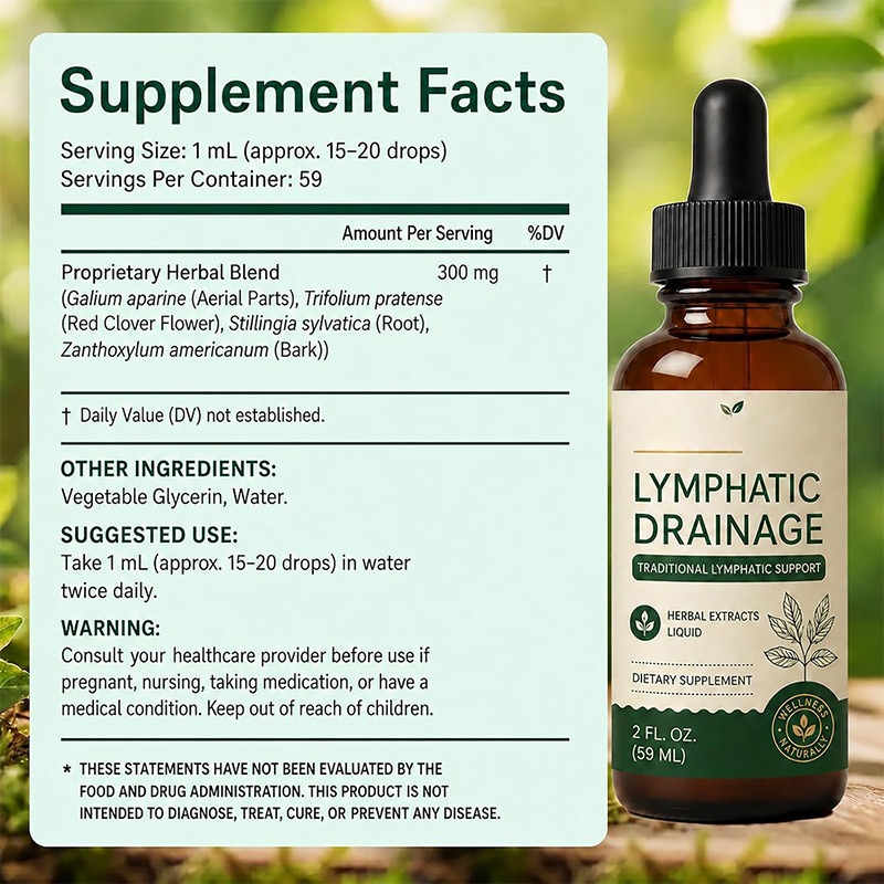 59 مل قطرات تفريغ ليمفاوي طبيع - مراجعة Natural Herbal Wellness وسعره