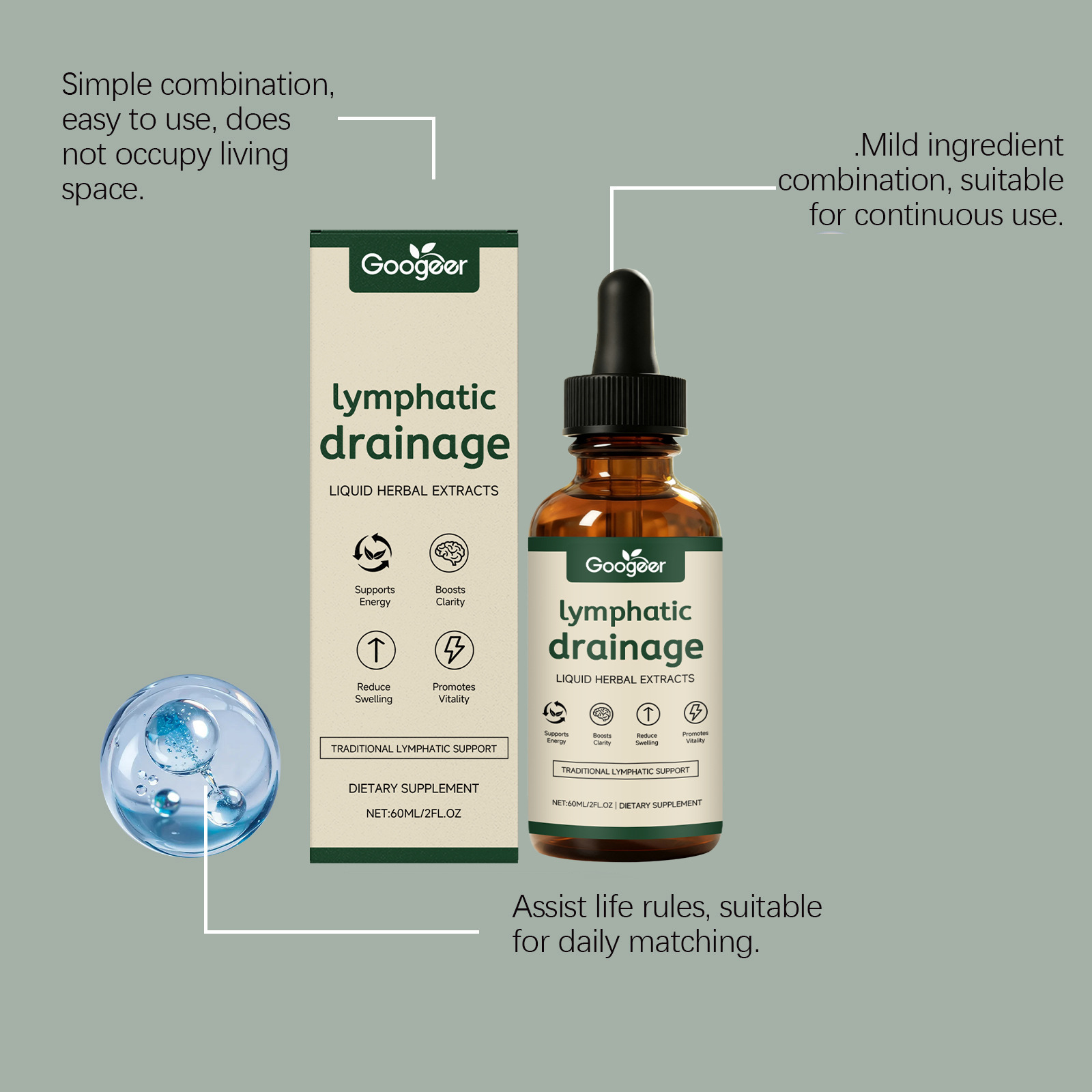 قطرات التصريف اللمفاوي 11 في 1 - مراجعة Natural Herbal Wellness وسعره