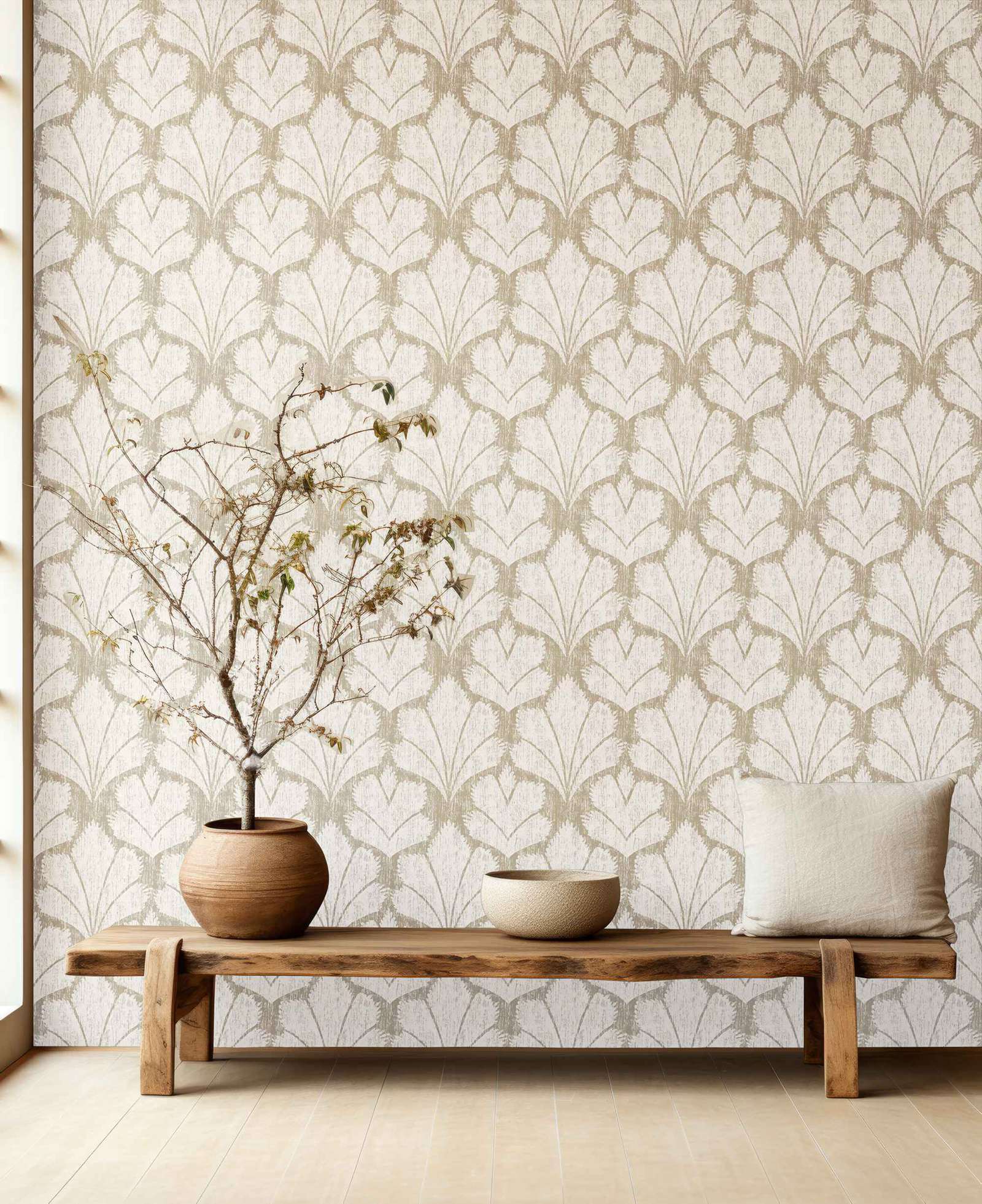 ورق جدران هندسي قابل للتقشير و - مراجعة Herbal Wallpaper وسعره